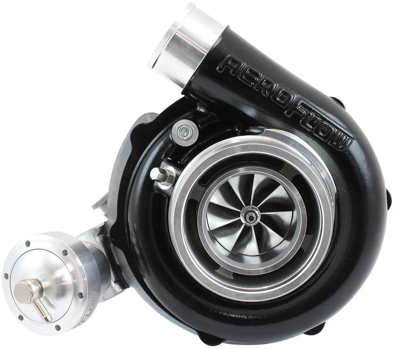 Aeroflow BOOSTED B5855.92 Reverse Rotation Turbocharger 770HP, Hi Temp Black Finish (AF8005-3145BLK) AF8005-3145BLK