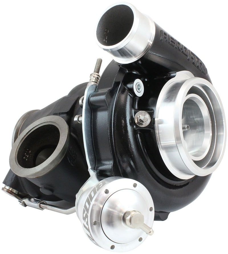 Aeroflow BOOSTED B5855.92 Reverse Rotation Turbocharger 770HP, Hi Temp Black Finish (AF8005-3145BLK)