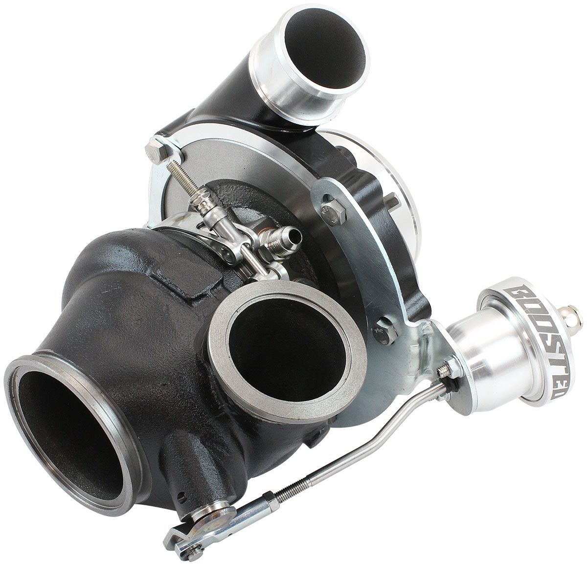 Aeroflow BOOSTED 6255.92 Reverse Rotation Turbocharger 900HP, Hi Temp Black Finish (AF8005-3153BLK)