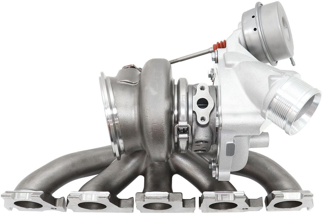 Aeroflow BOOSTED 6558 Audi RS3 & TT RS Bolt On Internal Wastegate Turbocharger 650HP, Natural Cast Finish (AF8005-3795)