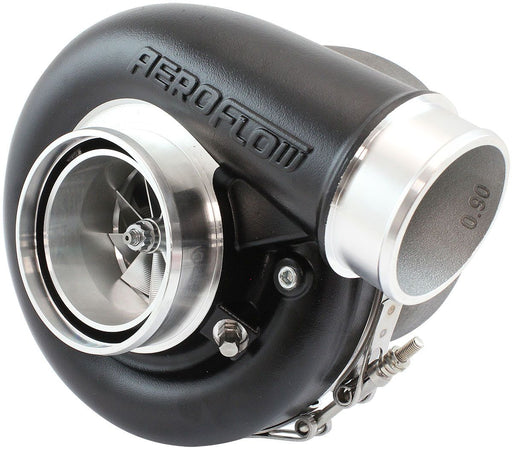 Aeroflow BOOSTED 7375 Dual V-Band 0.85 Turbocharger 1200HP, Hi Temp Black Finish (AF8005-4046BLK)