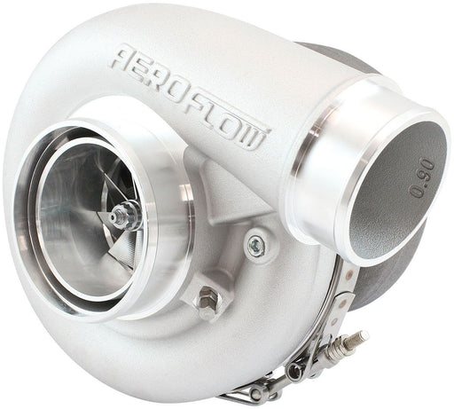 Aeroflow BOOSTED 7375 Dual V-Band 0.85 Turbocharger 1200HP, Natural Cast Finish (AF8005-4046)