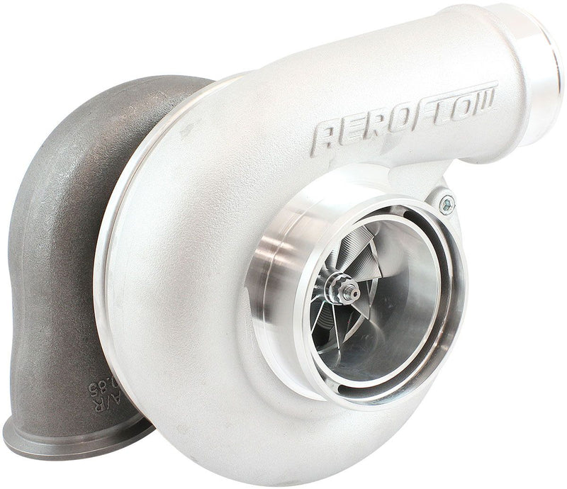 Aeroflow BOOSTED 7375 Dual V-Band 0.85 Turbocharger 1200HP, Natural Cast Finish (AF8005-4046)
