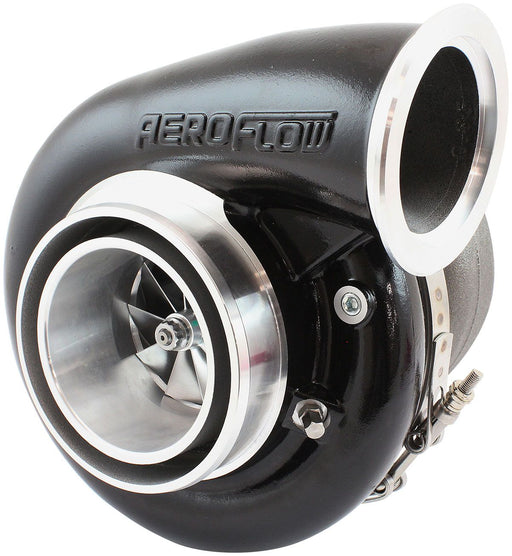 Aeroflow BOOSTED 7975 Dual V-Band 0.85 Turbocharger 1450HP, Hi Temp Black Finish (AF8005-4049BLK)
