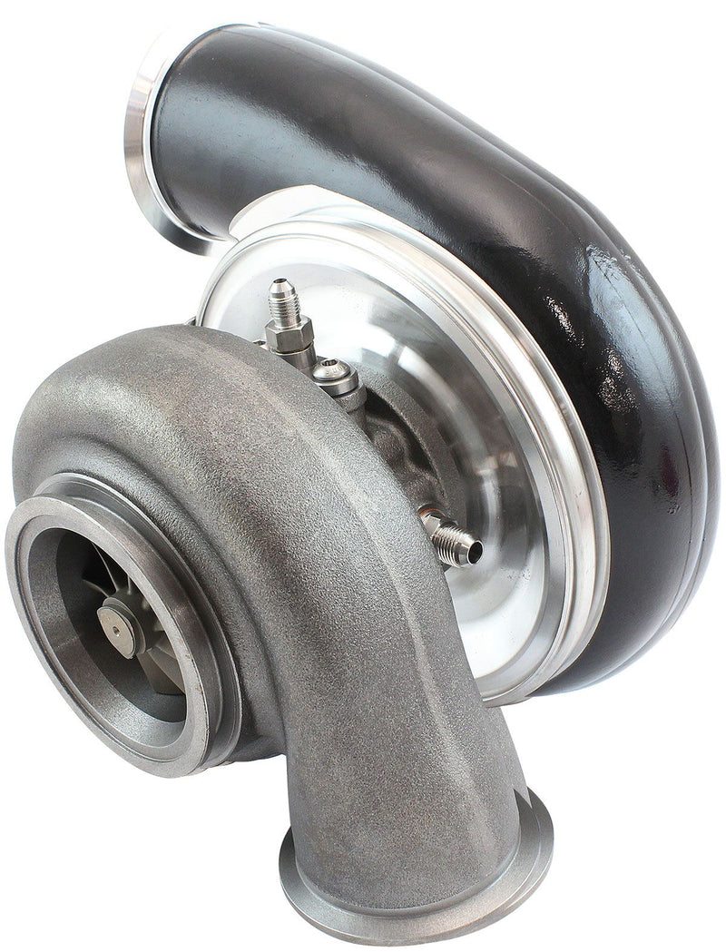 Aeroflow BOOSTED 7975 Dual V-Band 0.85 Turbocharger 1450HP, Hi Temp Black Finish (AF8005-4049BLK)