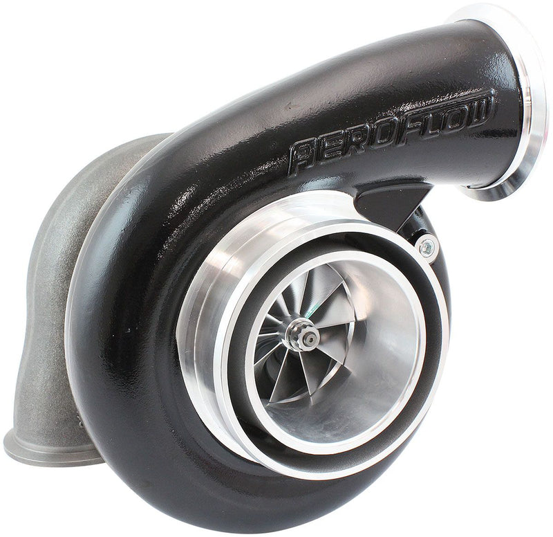 Aeroflow BOOSTED 7975 Dual V-Band 0.85 Turbocharger 1450HP, Hi Temp Black Finish (AF8005-4049BLK)