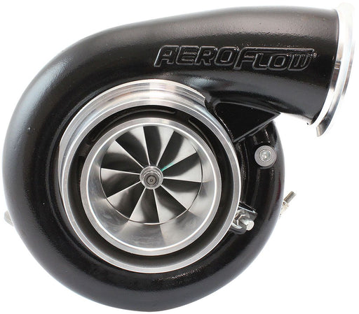Aeroflow BOOSTED 7975 Dual V-Band 0.85 Turbocharger 1450HP, Hi Temp Black Finish (AF8005-4049BLK) AF8005-4049BLK