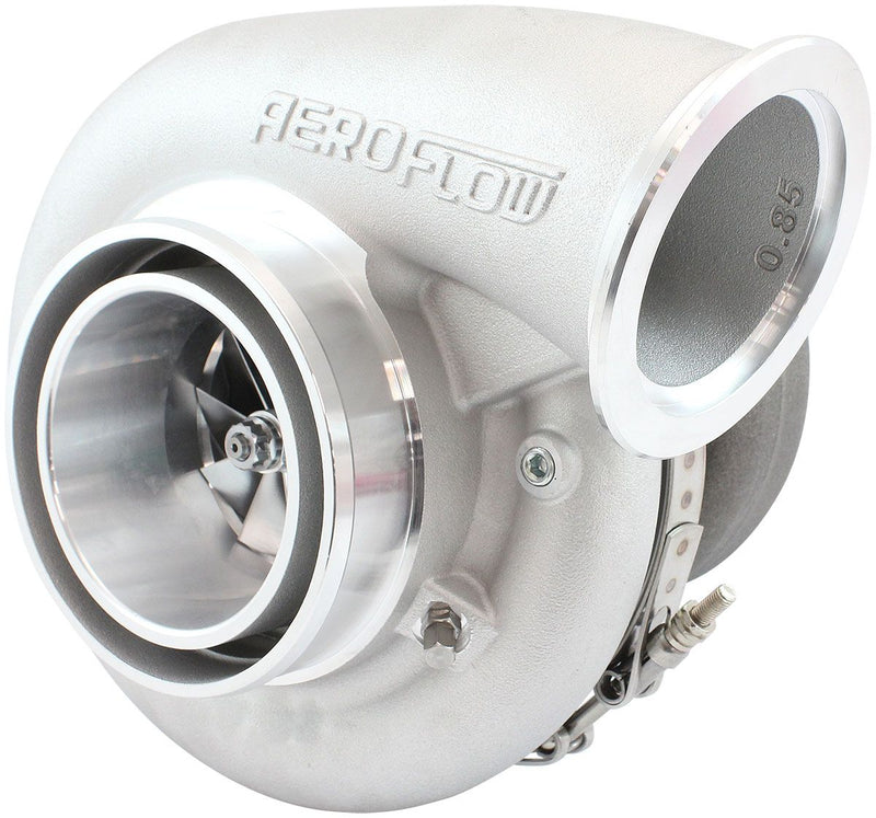 Aeroflow BOOSTED 7975 Dual V-Band 0.85 Turbocharger 1450HP, Natural Cast Finish (AF8005-4049)