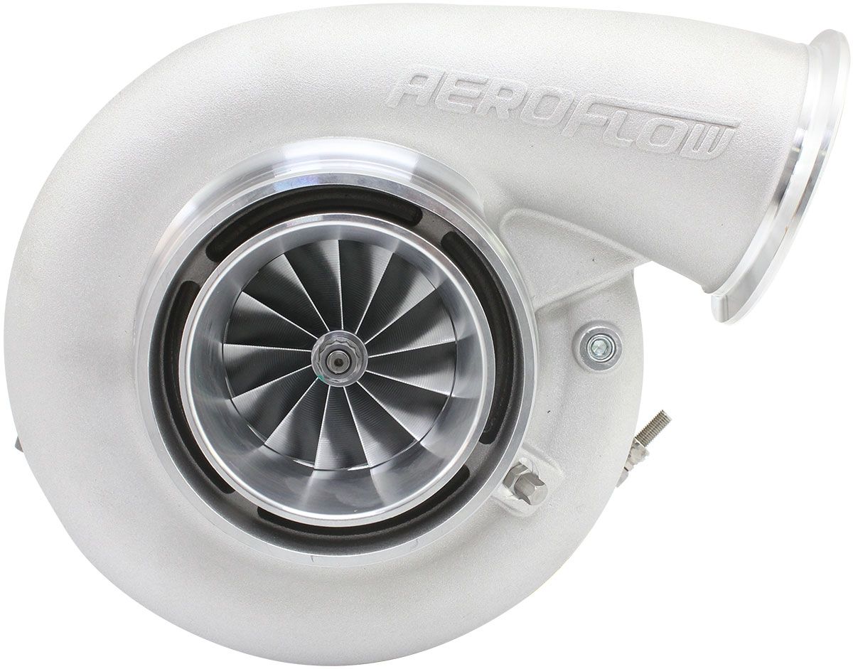 Aeroflow BOOSTED 8082 T4 1.28 Turbocharger 1600HP, Natural Cast Finish (AF8005-4202)
