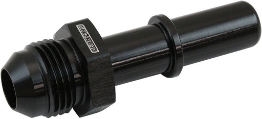 Aeroflow Push-In EFI Fuel Fitting -8AN Push-on to 1/2" Male Hard Tube (AF817-04BLK) AF817-04BLK