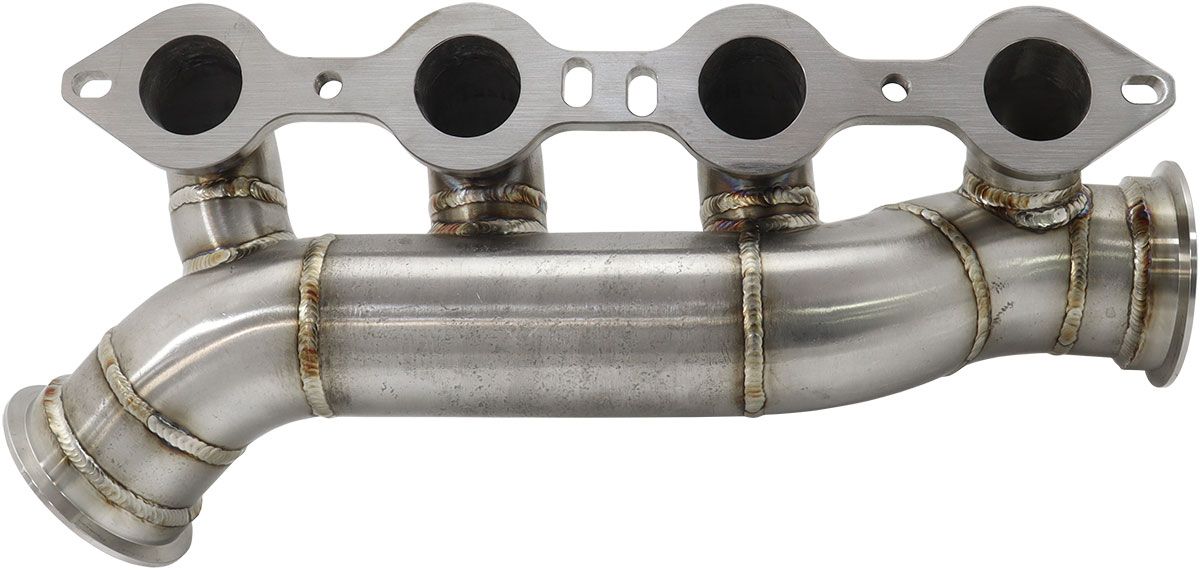 Aeroflow GM LS Passenger Side Single Turbo Stainless Manifold (AF8400-1005)