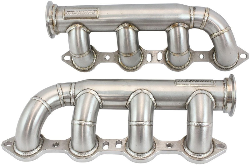 Aeroflow GM LS Twin Turbo Stainless Steel Turbo Manifolds (AF8400-2000) AF8400-2000