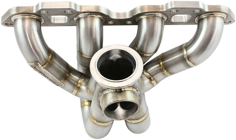 Aeroflow Nissan SR20 V-Band High Mount Stainless Steel Turbo Manifold (AF8405-7000)