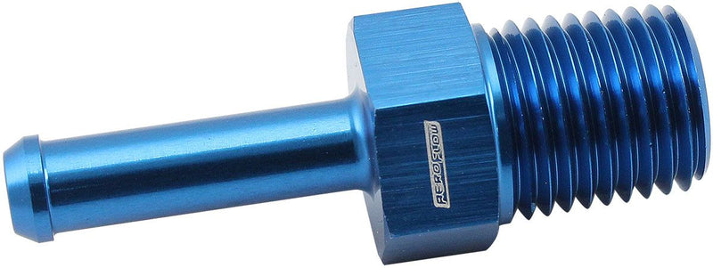 Aeroflow Male NPT to Barb Straight Adapter 1/4" to 1/4" (AF841-04-04) AF841-04-04