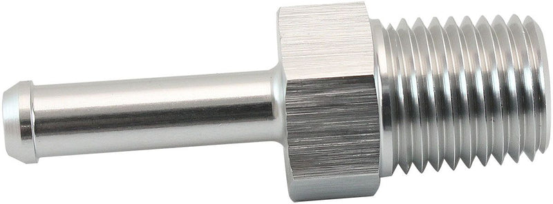 Aeroflow Male NPT to Barb Straight Adapter 1/4" to 1/4" (AF841-04-04S) AF841-04-04S