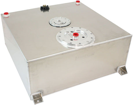 Aeroflow Aluminium 100 Liter (26 Gal) Fuel Cell Flat Bottom Triple 60mm Pump Hanger & Fuel Sender (AF85-4090AS) AF85-4090AS