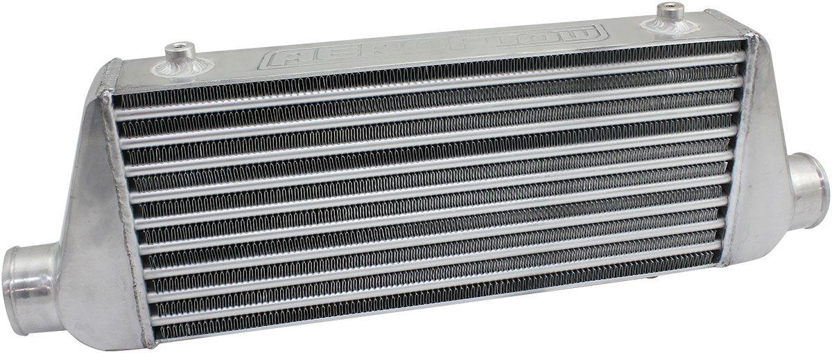 Aeroflow 450x200x76mm Street Series Aluminium Intercooler, Polished Finish (AF90-1007)