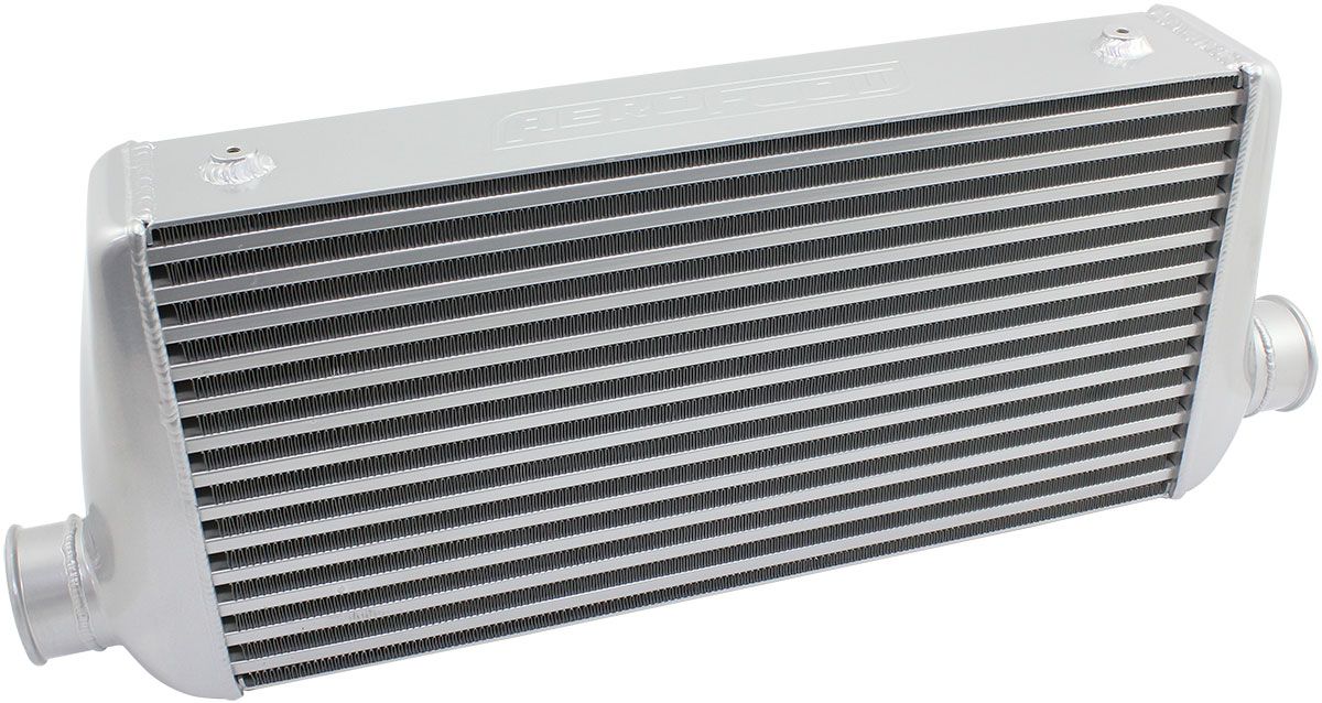 Aeroflow 600x300x76mm Race Series Aluminium Intercooler, Silver Powder Coated Finish (AF90-1008)