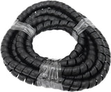 Aeroflow 17.7mm ID Spiral Wrap Black Cover - 1 Meter Length (AF91-9806) AF91-9806