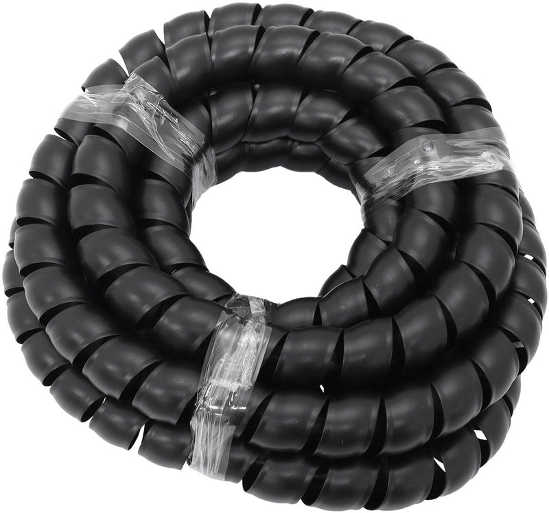 Aeroflow 30.5mm ID Spiral Wrap Black Cover - 1 Meter Length (AF91-9811) AF91-9811