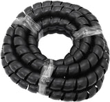 Aeroflow 23.9mm ID Spiral Wrap Black Cover - 3.7 Meter Length (AF91-9859) AF91-9859