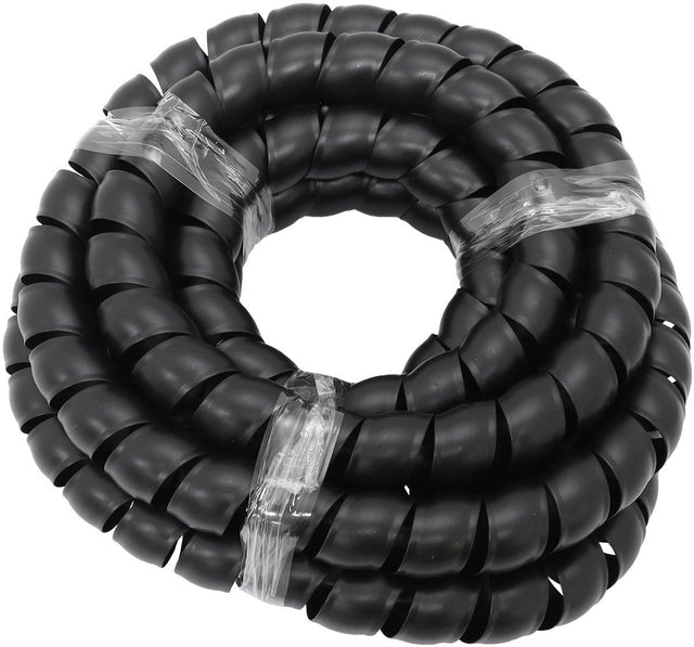 Aeroflow 23.9mm ID Spiral Wrap Black Cover - 3.7 Meter Length (AF91-9859) AF91-9859