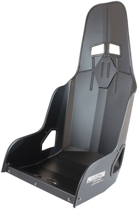 Aeroflow Pro Street Drag 18" Aluminium Race Seat, Black Finish (AF93-0180BLK)