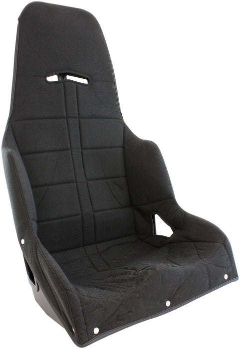 Aeroflow Black Tweed Seat Cover to Suit Pro Street Drag 20" Aluminium Race Seat (AF93-1200BLK)