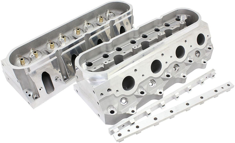 Aeroflow Bare GM LS3 6 Bolt 240cc Aluminium Cylinder Headswith 68cc Chamber to Suit 3.90" Bore (Pair) (AF95-0406)
