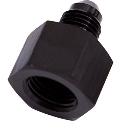 Aeroflow AN Flare Reducer Female/Male -12AN to -10AN (AF950-12-10BLK)