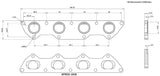 Aeroflow Mitsubishi Evolution 4-9 4G63 Stainless Steel Header Flange (AF9551-1018SS)