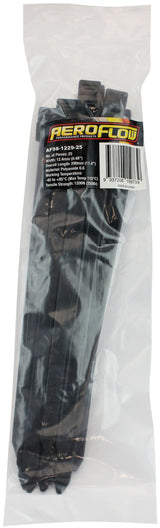 Aeroflow Standard Cable Ties 12.4mm Wide x 290mm Long - 25 Pack (AF98-1229-25)