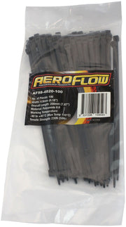 Aeroflow Standard Cable Ties 4.8mm Wide x 200mm Long - 100 Pack (AF98-4820-100)