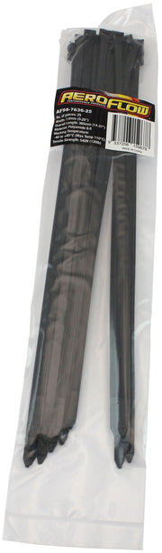 Aeroflow Cable Ties 7.6mm Wide x 365mm Long - 25 Pack (AF98-7636-25)