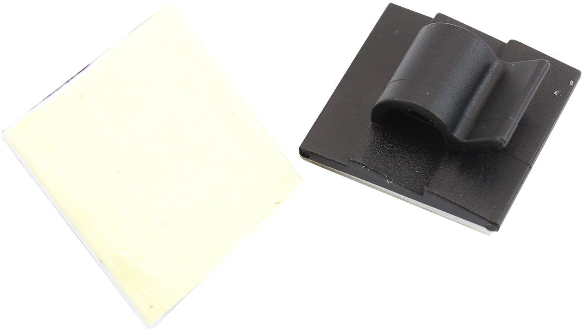 Aeroflow Adhesive Cable Mount to Suit 5mm Bundle- 50 Pack (AF98-9977-50)