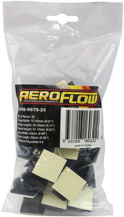 Aeroflow Adhesive Cable Mount to Suit 16mm Bundle- 25 Pack (AF98-9979-25)