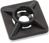Aeroflow Cable Tie Self Adhesive Mount 19mm x 19mm - 100 Pack (AF98-9997-100) AF98-9997-100