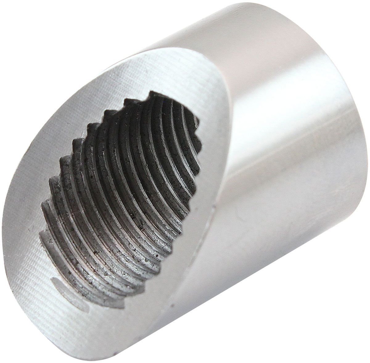Aeroflow 45 Degree Angled & Notched Weld-On M12 x 1.25mm Oxygen Sensor Bung (AF987-M12) AF987-M12