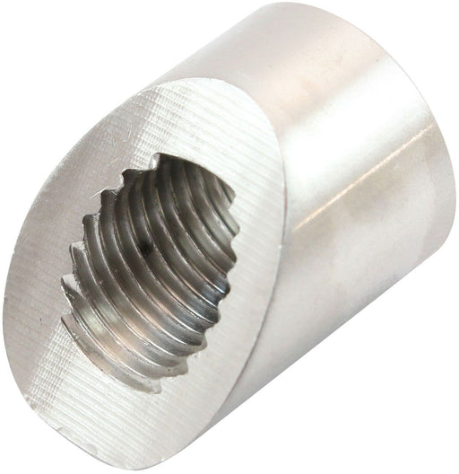 Aeroflow 45 Degree Angled & Notched Weld-On M12 x 1.25mm Oxygen Sensor Bung (AF987-M12SS) AF987-M12SS