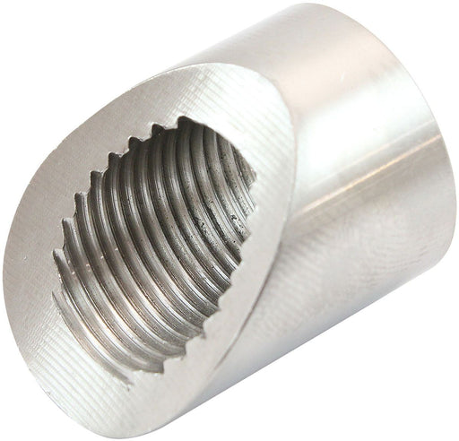 Aeroflow 45 Degree Angled & Notched Weld-On M18 x 1.50mm Oxygen Sensor Bung (AF987SS) AF987SS