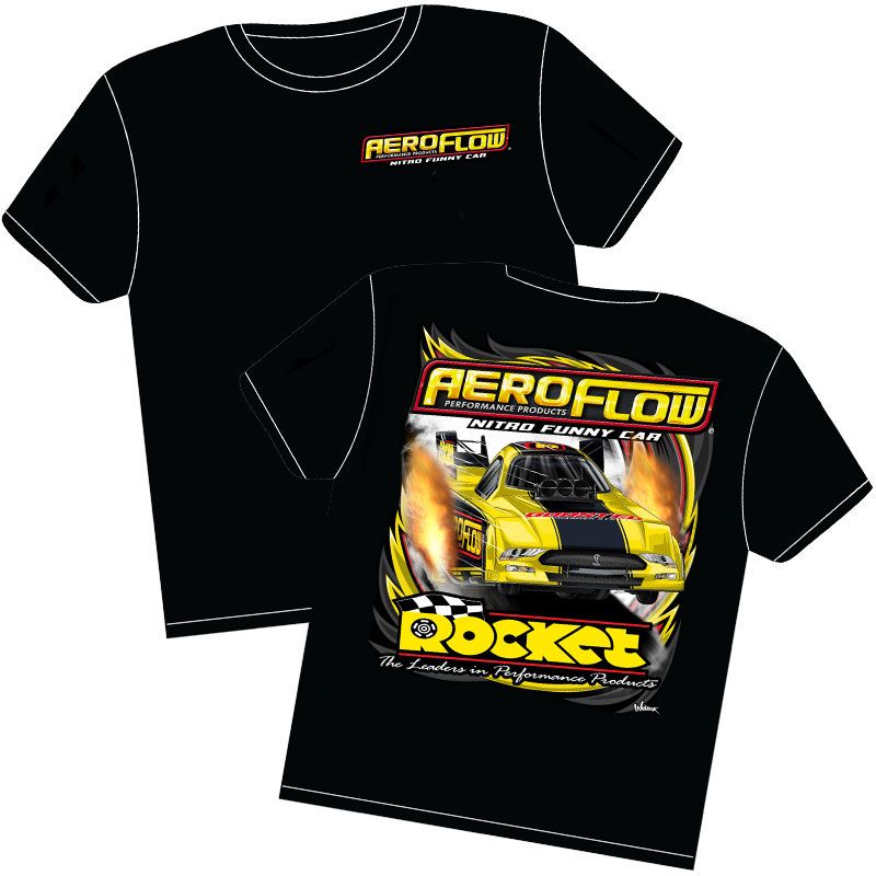 Rocket Aeroflow Nitro Funny Car T-Shirt, Small (AFNFC24-S) AFNFC24-S