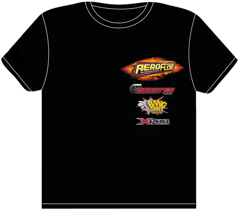 Aeroflow 2024 Black XX-Large T-Shirt (AFSHIRT24-2XL)