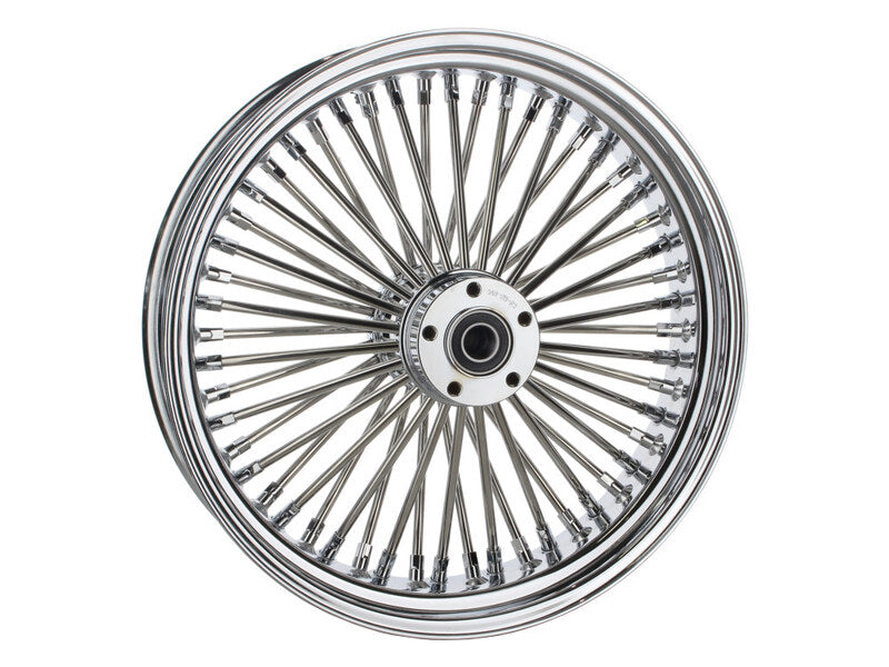 Attitude Inc Wheel, Rear, MaxSpoke, Chrome/Chrome, For Harley-Davidson , 16 x 3.5 in. , 25mm Axle, Each - ATT-39-506