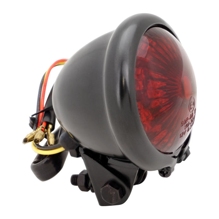 Attitude Inc Turn Signal, Tail Lamps, Bates Style, LED Black , for Harley Custom, ADR Approved, Each - ATT-AS77236