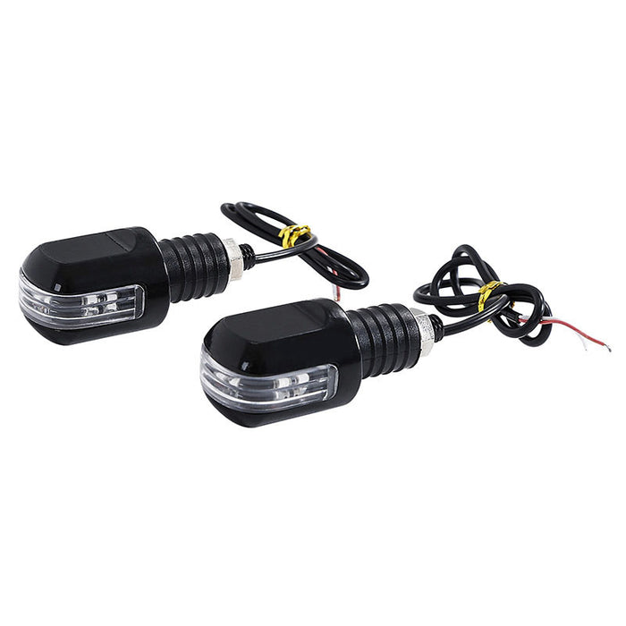 Attitude Inc LED Lights Turn Signals Indicators, Suit Harley, 22mm Handlebar Bar End, Set - ATT-XF1406117-B