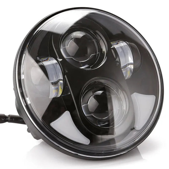 Attitude Inc Headlight insert ,7 Inch LED Daymaker Black For Harley - ATT-XF2906129-B