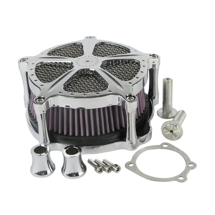 Attitude Inc Air Filter Assembly ,Billet Aluminium, Chrome, Carby & EFI, For Harley Sportster ,Kit - ATT-XF290686-E