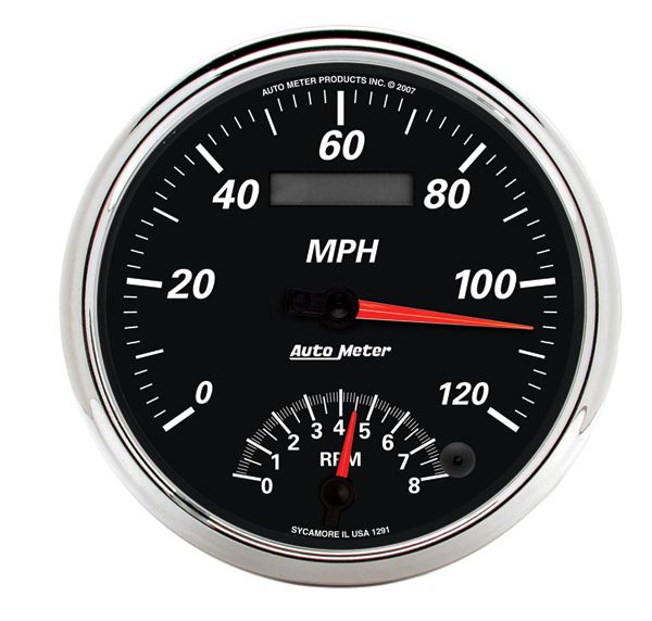 AutoMeter Designer Black II Tach Speedo Combo (AU1291)
