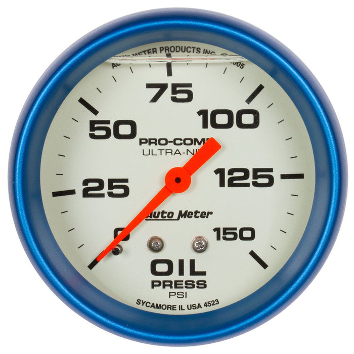 Autometer Ultra-Nite Series Oil Pressure Gauge (AU4223)