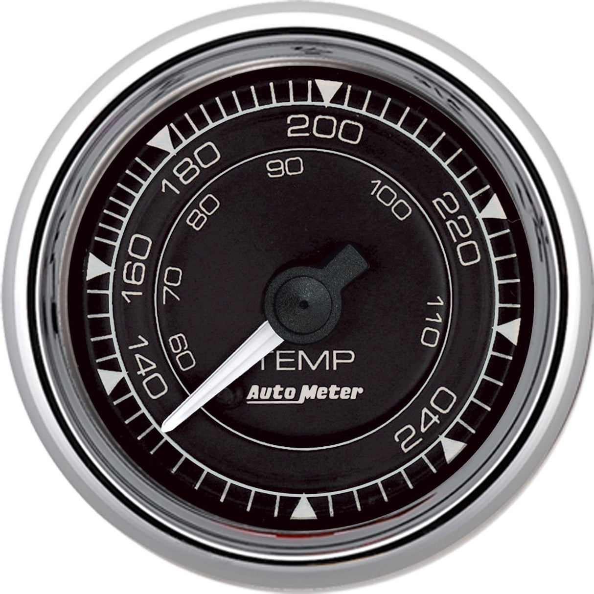 AutoMeter Chrono Chrome Series Water Temperature Gauge (AU9732)